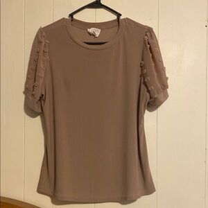 Elegant Women's Tan Top